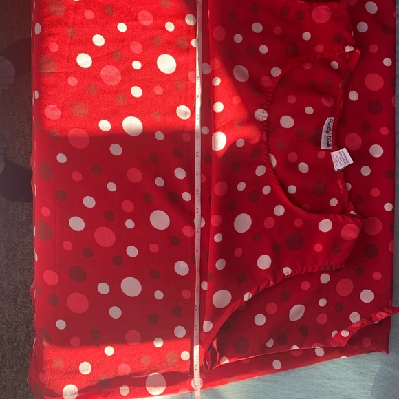 Pretty Pink Polka Dot Column Dress in Red - Size XL - Picture 12 of 12